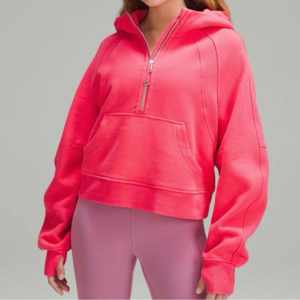 Lululemon half zip scuba Lipgloss xs/s